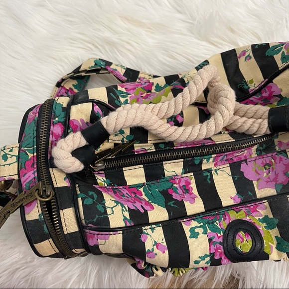 Vintage Betsey Johnson Anchor Floral Bag - Picture 3 of 13